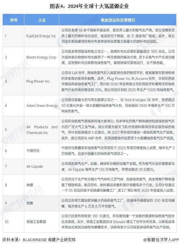 2024年全球氢能源市场发展现状全球氢气产量超过1亿吨【组图】(图4)